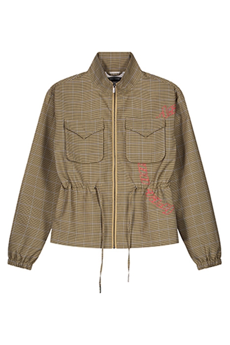SAND CHECKED KANO JACKET 2