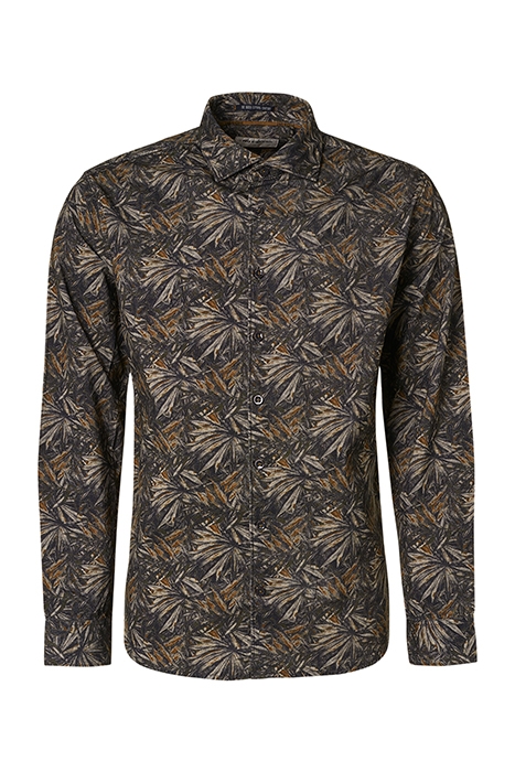 SHIRT ALLOVER PRINTED CODUROY RESPONSIBLE CHOICE OLIVE 1