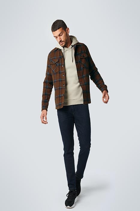 OVERSHIRT BUTTON CLOSURE CHECK WITH WOOL CAMEL 4
