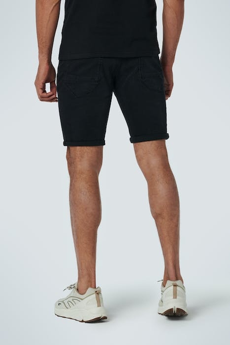 SHORT BLACK DENIM STRETCH RESPONSIBLE CHOICE BLACK DENIM 3