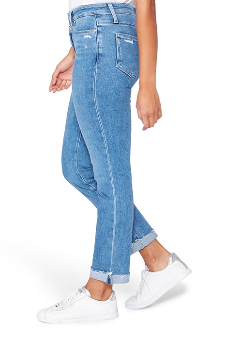 CINDY DBL BTN RAW HEM CUFF NEELAH DISTRESSED 4