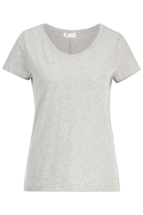 ORGANIC SLUB SHIRT GREY MELANGÉ 1