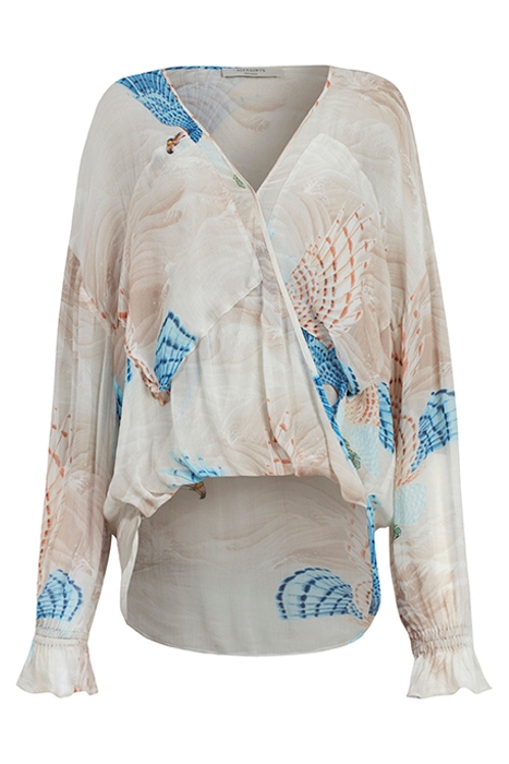 PENNY SWOOP TOP ECRU WHITE 1