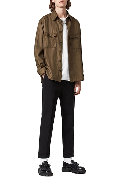 DIVISION LS SHIRT KHAKI GREEN 2