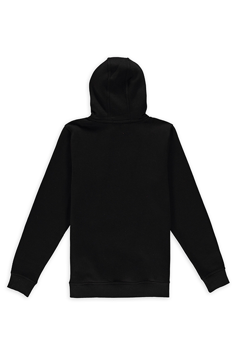HEART HOODIE BLACK/ORANGE 2