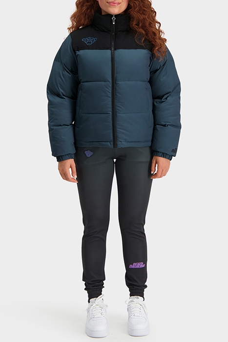 WOMEN CROWN PUFFER DARK GREEN/BLACK 4