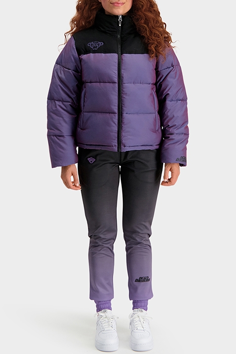 WOMEN CROWN PUFFER PURPLE/BLACK 4