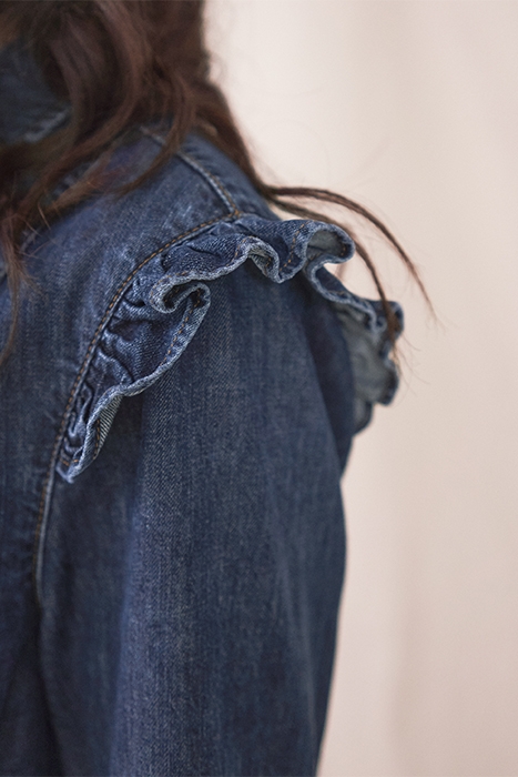 FLORENCE DENIM BOILERSUIT DK DENIM 4