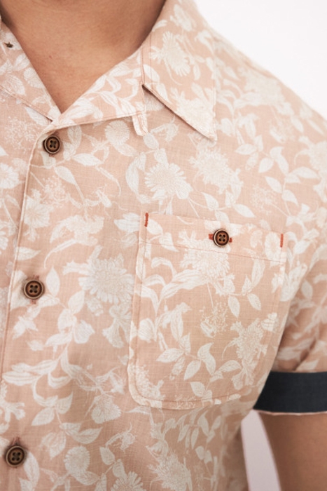 HAWES FLORAL PRINTED SHIRT PINK 2