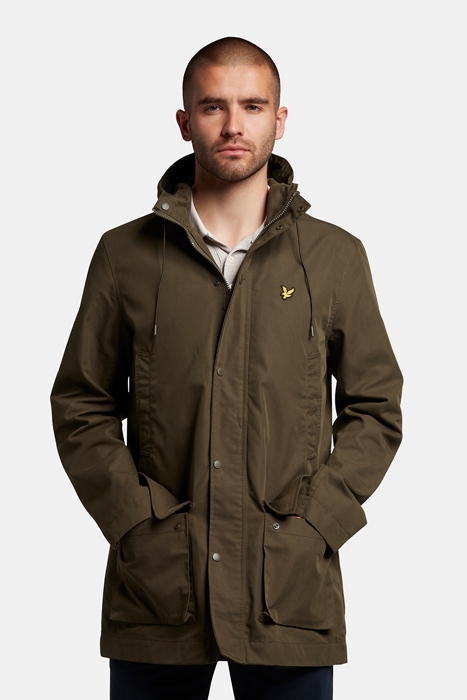 HOODED JACKET OLIVE 1
