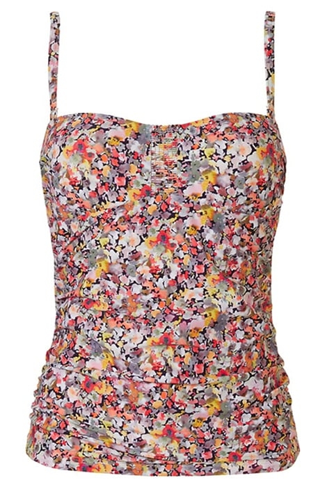 SW TANKINI UNDERW. BANDEAU BECKY TANKIN FLOWERS PRINT 1