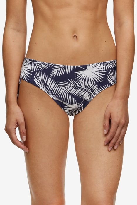 SW BO. BRIEF MID PALM LEAF BLUE NOCTURNAL BLUE 1