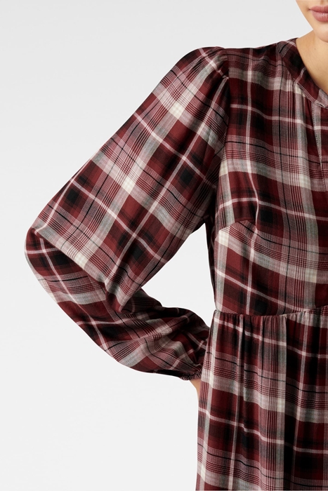 CLAUDIA CHECK SMOCK DRESS CHECK 6