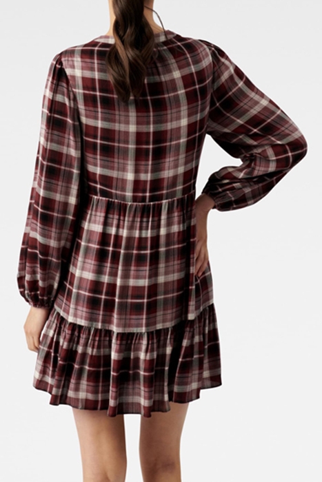 CLAUDIA CHECK SMOCK DRESS CHECK 3