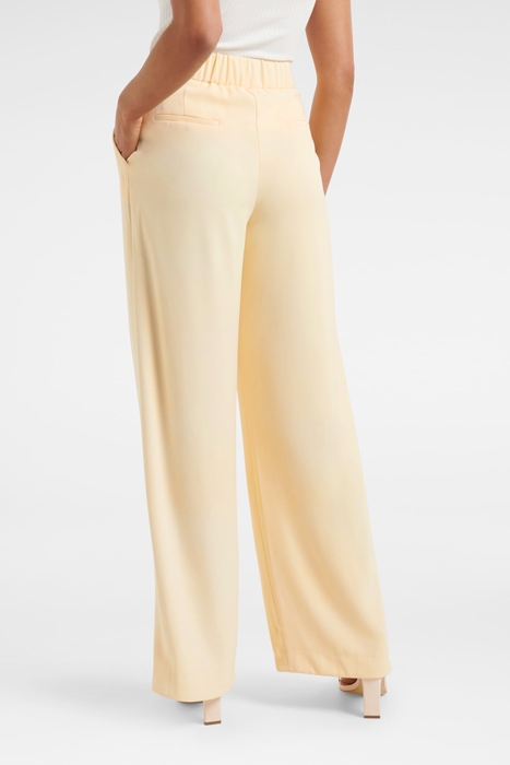 NYLAH HIGH WAISTED WIDE LEG PANTS LIGHT BUTTERCREAM 2