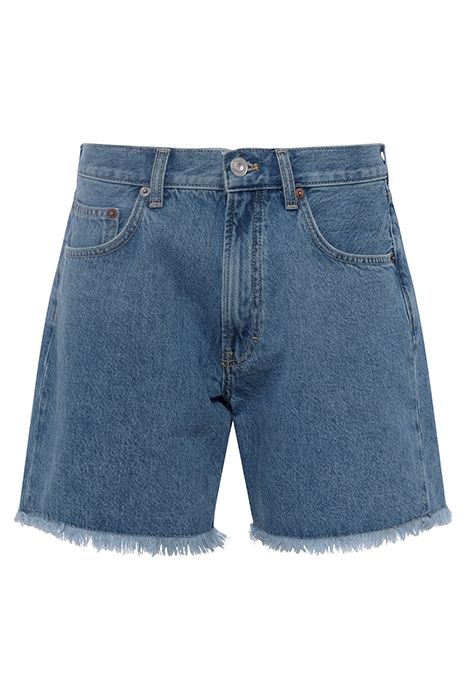 PIPER ORGNIC DNM BOYFRND SHRTS MID BLUE 1