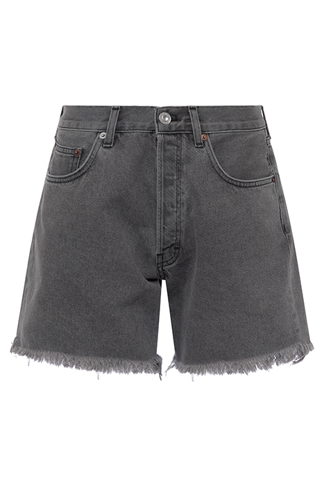 PIPER ORGNIC DNM BOYFRND SHRTS WASHED BLACK 1