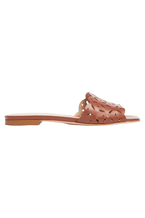 AMAYA SLIPPERS COGNAC 1