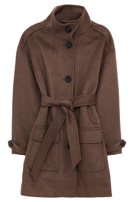 HOPEWELL COAT MID BROWN 1
