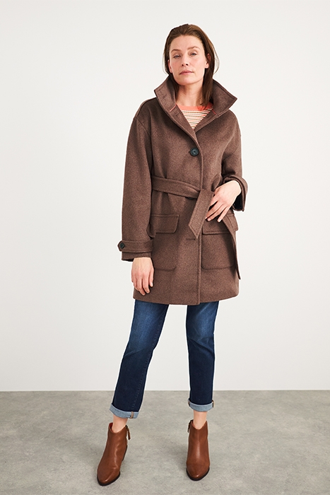 HOPEWELL COAT MID BROWN 2