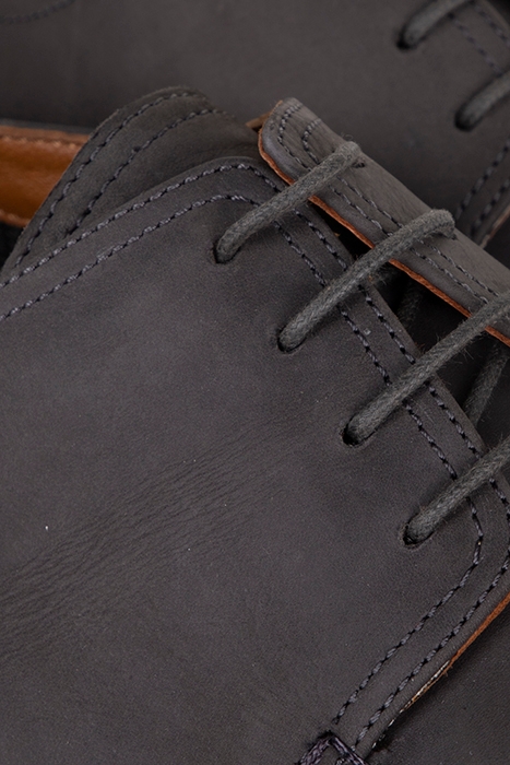 ALFIE NUBUCK DERBY SHOEDISPLAY CHARCOAL GREY 4
