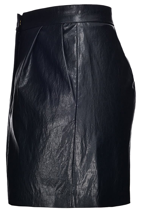 PURO 1 SHORTS SIMILPELLE WASHE BLACK 7