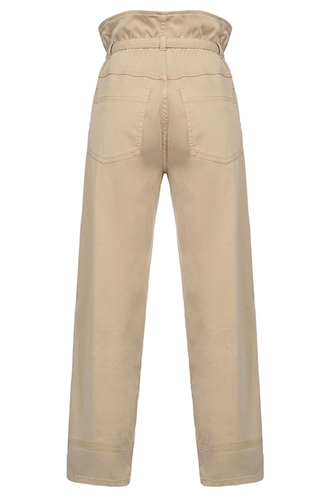 BOTANICA PANTALONE FLUIDO DIAG CROISSANT BEIGE 6