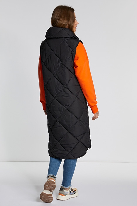 QUILTED NYLON VEST BLACK 3