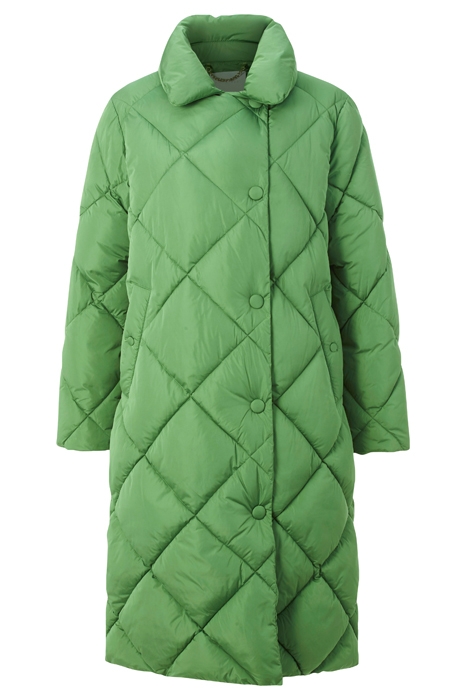 QUILTED NYLON COAT EVERGREEN 1
