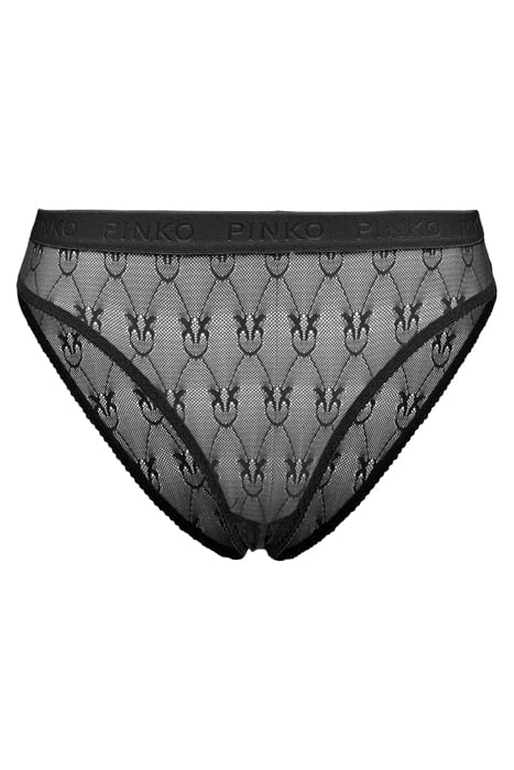 SENZA PAROLE 1 SLIP PIZZO INDE BLACK 1