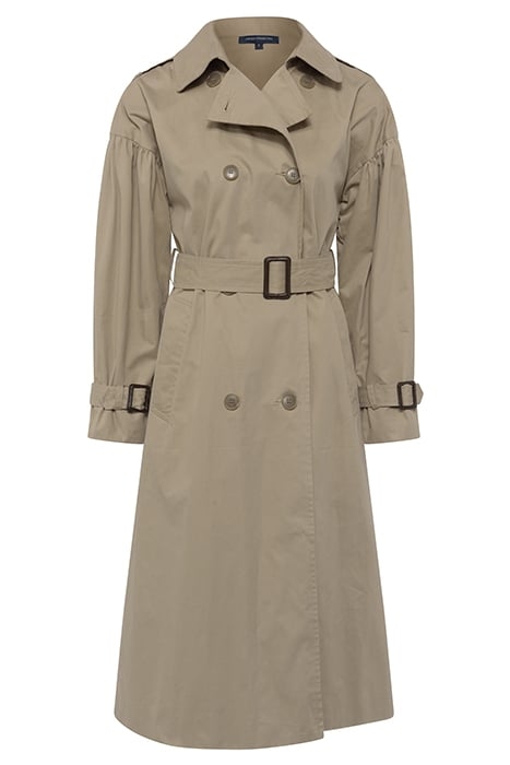 ANAI COTTON TRENCH COAT ALUMINIUM 5