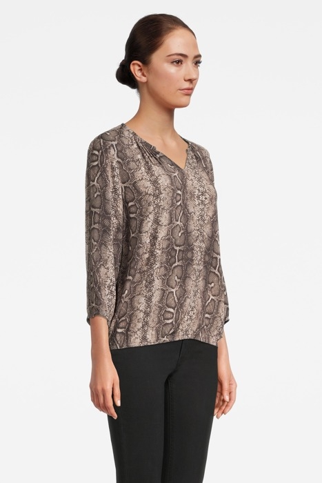 BLOUSE WOVEN 3/4 SLV HUMUS 3