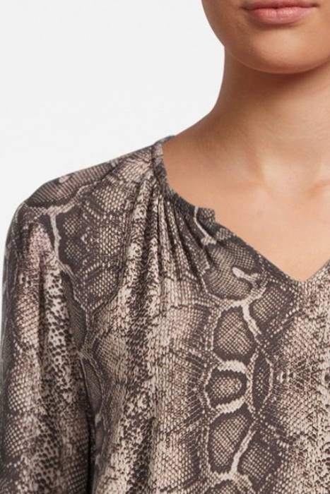 BLOUSE WOVEN 3/4 SLV HUMUS 4