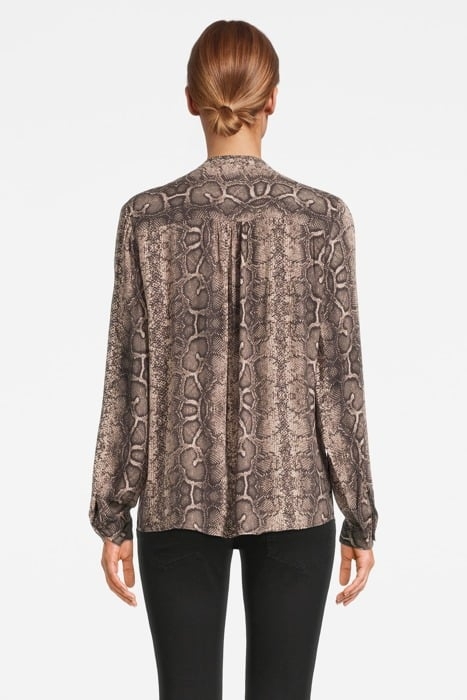 BLOUSE WOVEN LONG SLEEVES HUMUS 2