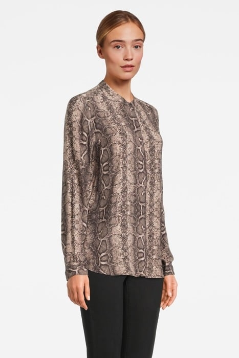 BLOUSE WOVEN LONG SLEEVES HUMUS 4