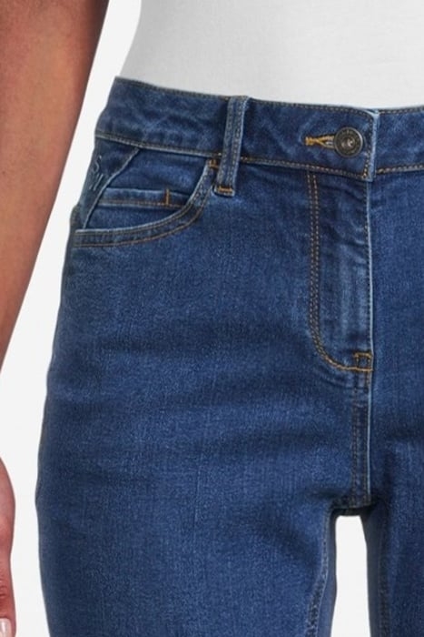 TROUSER WOVEN MID BLUE DENIM 4