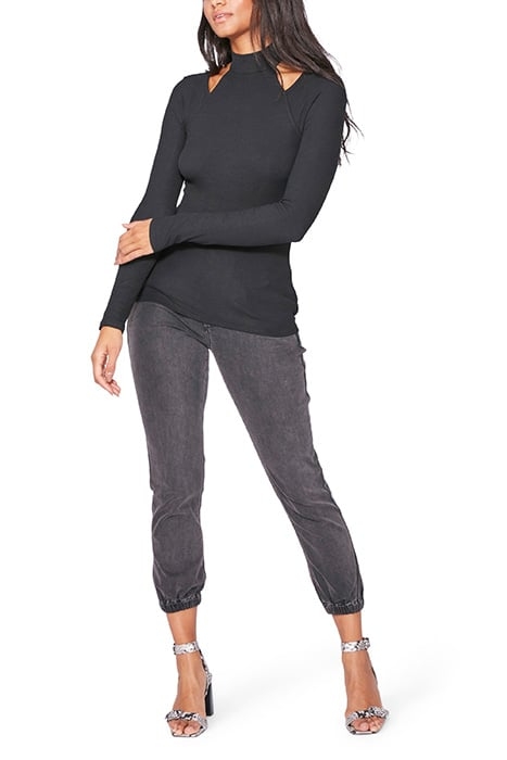 PLEATED MAYSLIE DBL BTTN FADED MIST 3