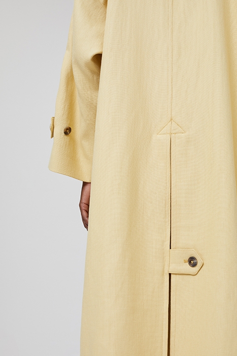 WOMEN LONG COAT YELLOW CALCITE 3