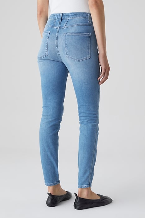 SKINNY PUSHER JEANS MID BLUE 5