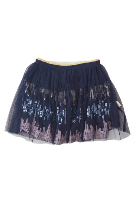OLIVIA OMBRE SEQUIN SKIRT NAVY MULTI 1