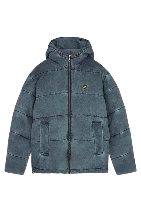 WASHED WADDED JACKET DARK NAVY 5