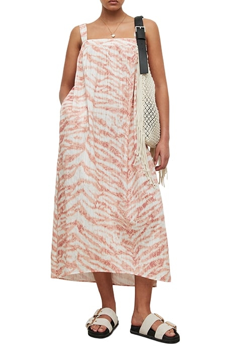ARIELLE AREIAS DRESS PINK/BLEACH ORANGE 1
