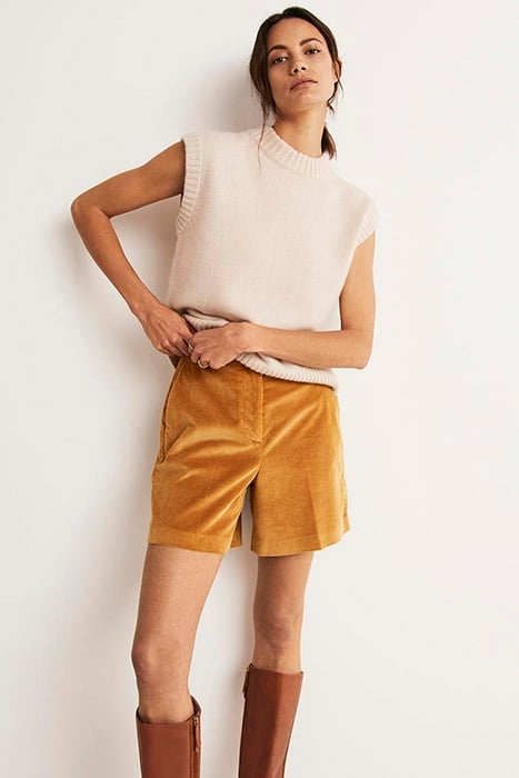 HIGH WAIST SHORTS BRN 3