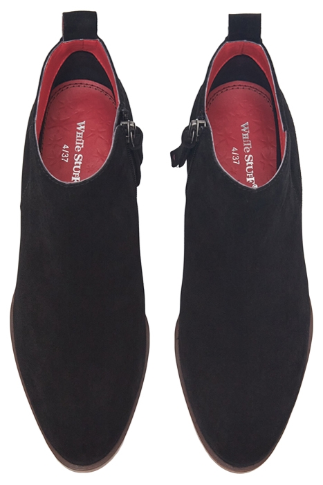 WILLOW SUEDE ANKLE BOOT PURE BLACK 2