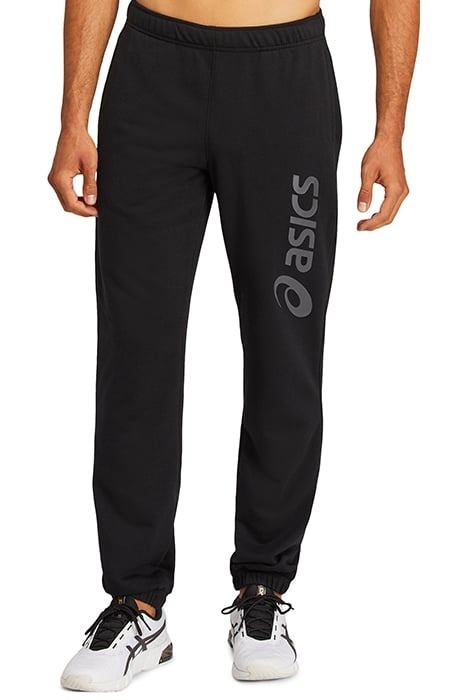 ASICS BIG LOGO SWEAT PANT PERFORMANCE BLACK/DARK GREY 1