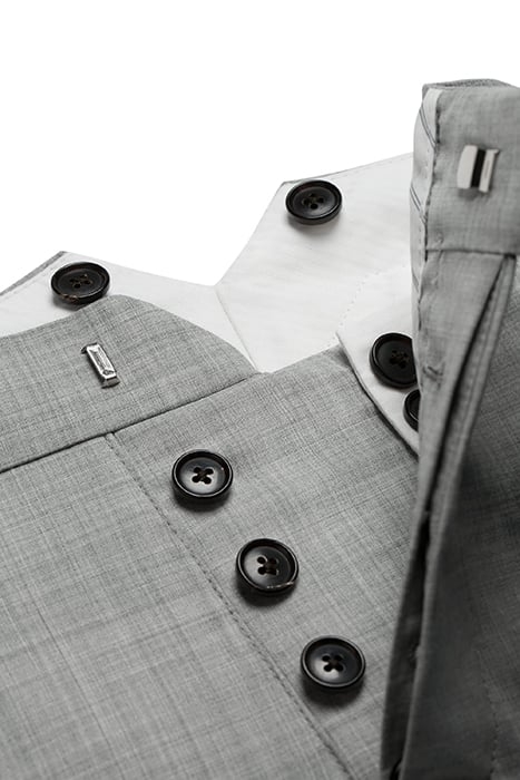 LIGHT GREY FISHTAIL BOLTON TROUSERS 3