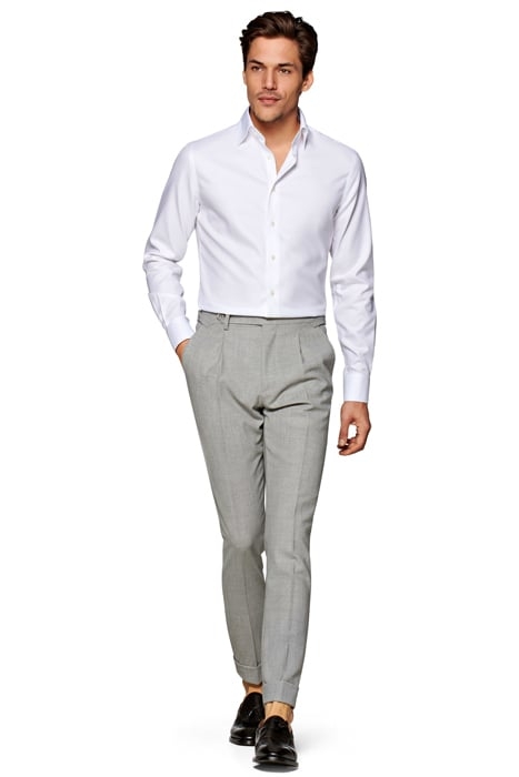 White Royal Oxford Slim Fit Shirt 4