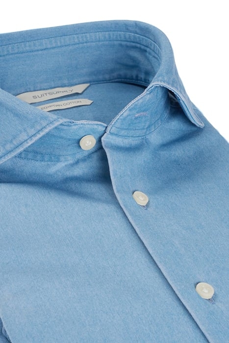 MID BLUE SLIM FIT SHIRT 8