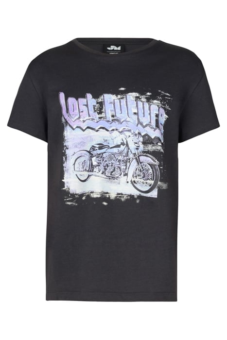 G- LEXIE WASHED TEE JILL&MITCH BY SHOEBY DARKGREY 1