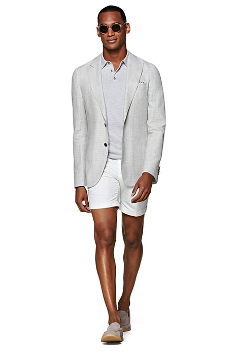 LIGHT GREY HOUNDSTOOTH HAVANA BLAZER 4